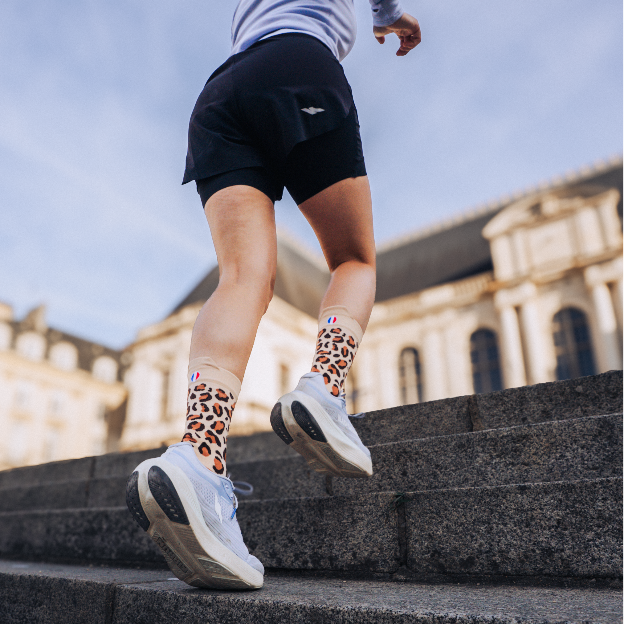Chaussettes de running - La léopard