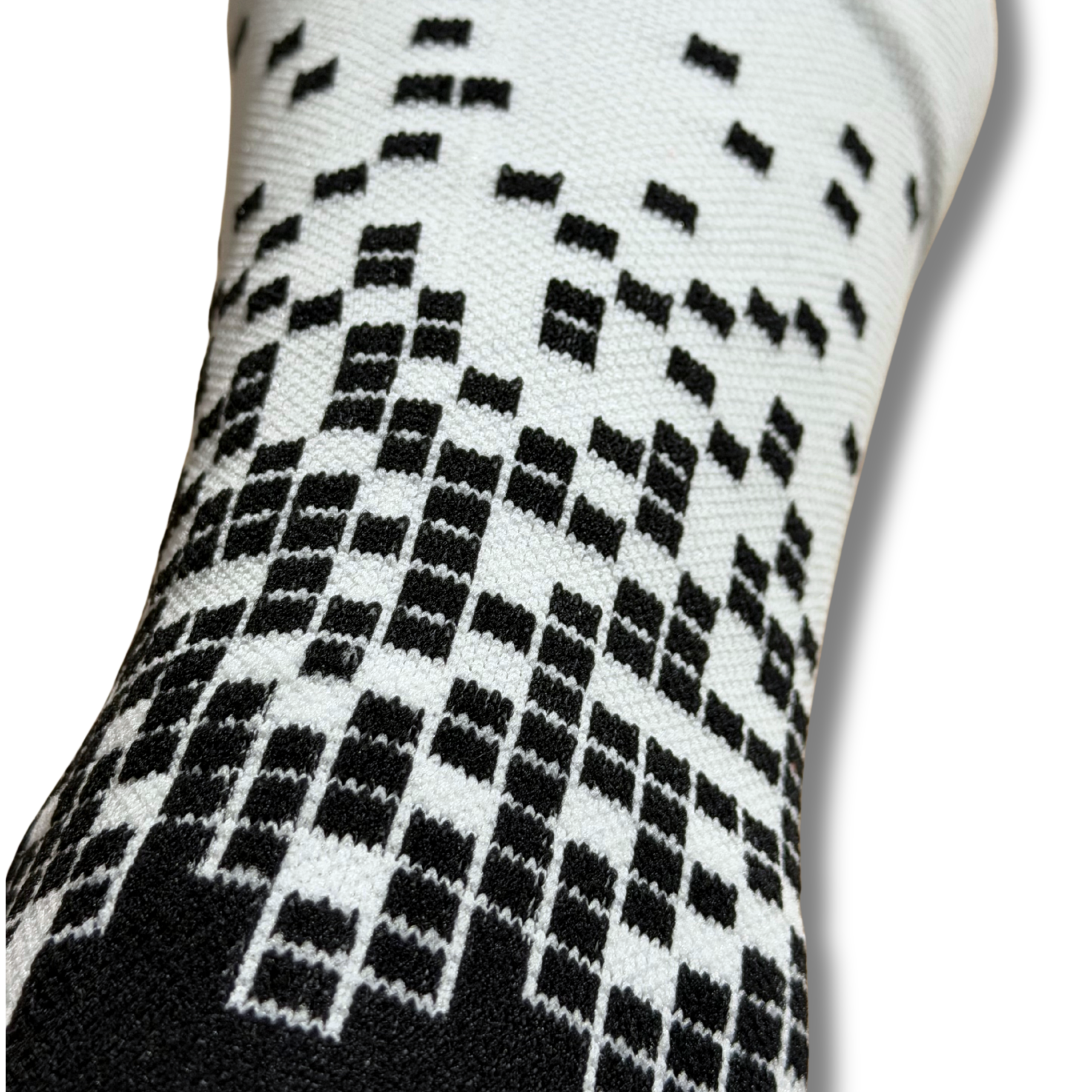 Chaussettes de running - La Pixels Noire et Blanche