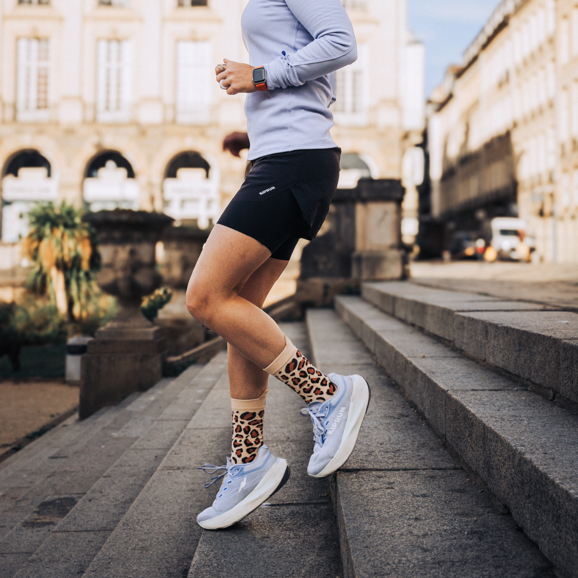 Chaussettes de running - La léopard