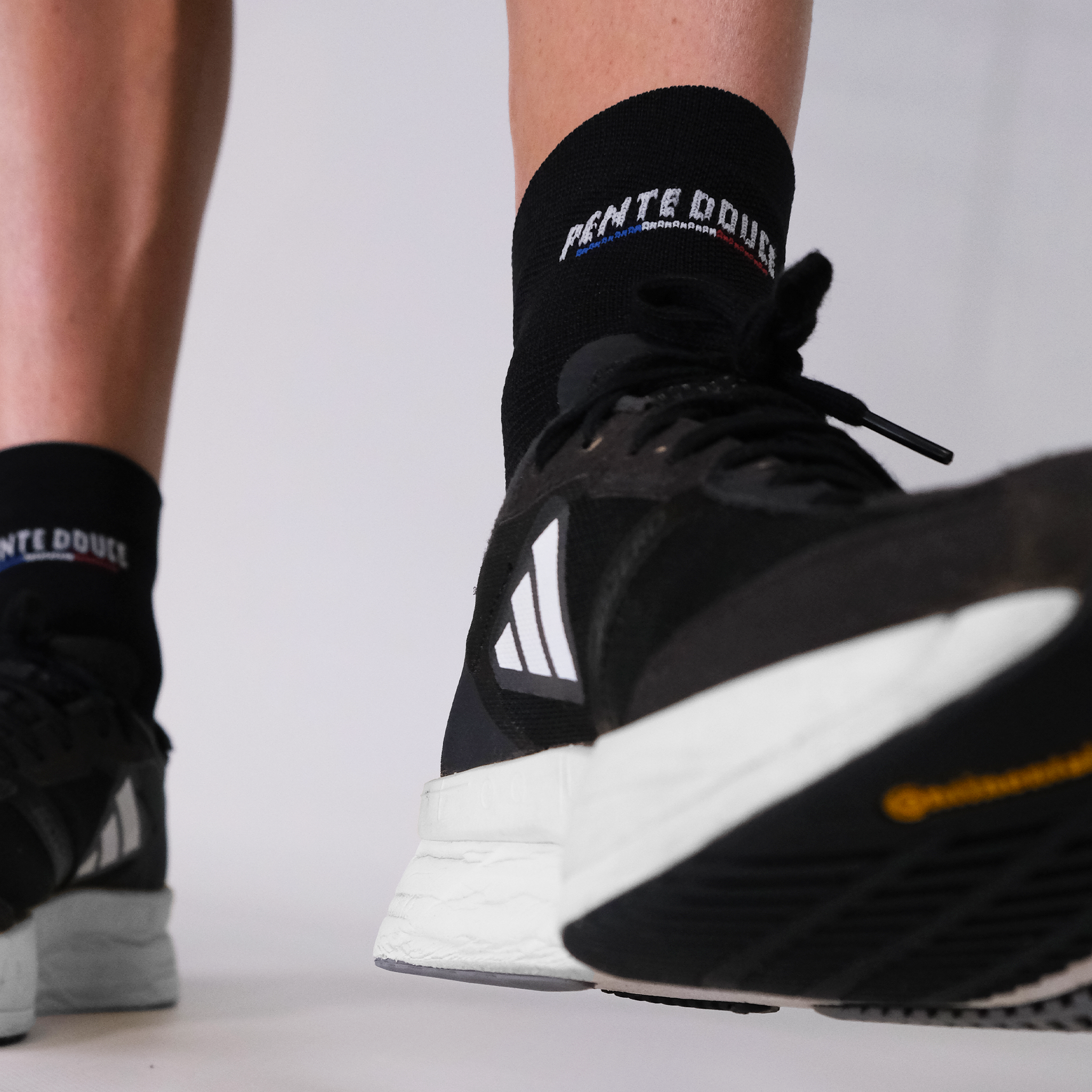 Socquettes de running -  La Noir/Violet